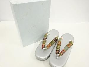 新品　未使用品　龍村美術織物製　鼻緒　草履(24センチ)